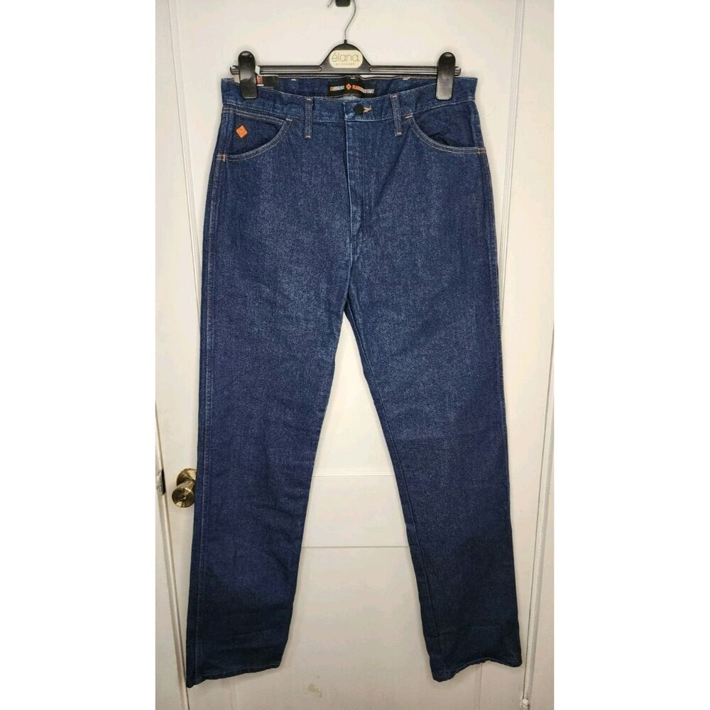 NWT Wrangler FR Jeans Men's 34x36 Straight Work 13 Original Fit FR13MWZ HRC2 - Picture 1 of 7